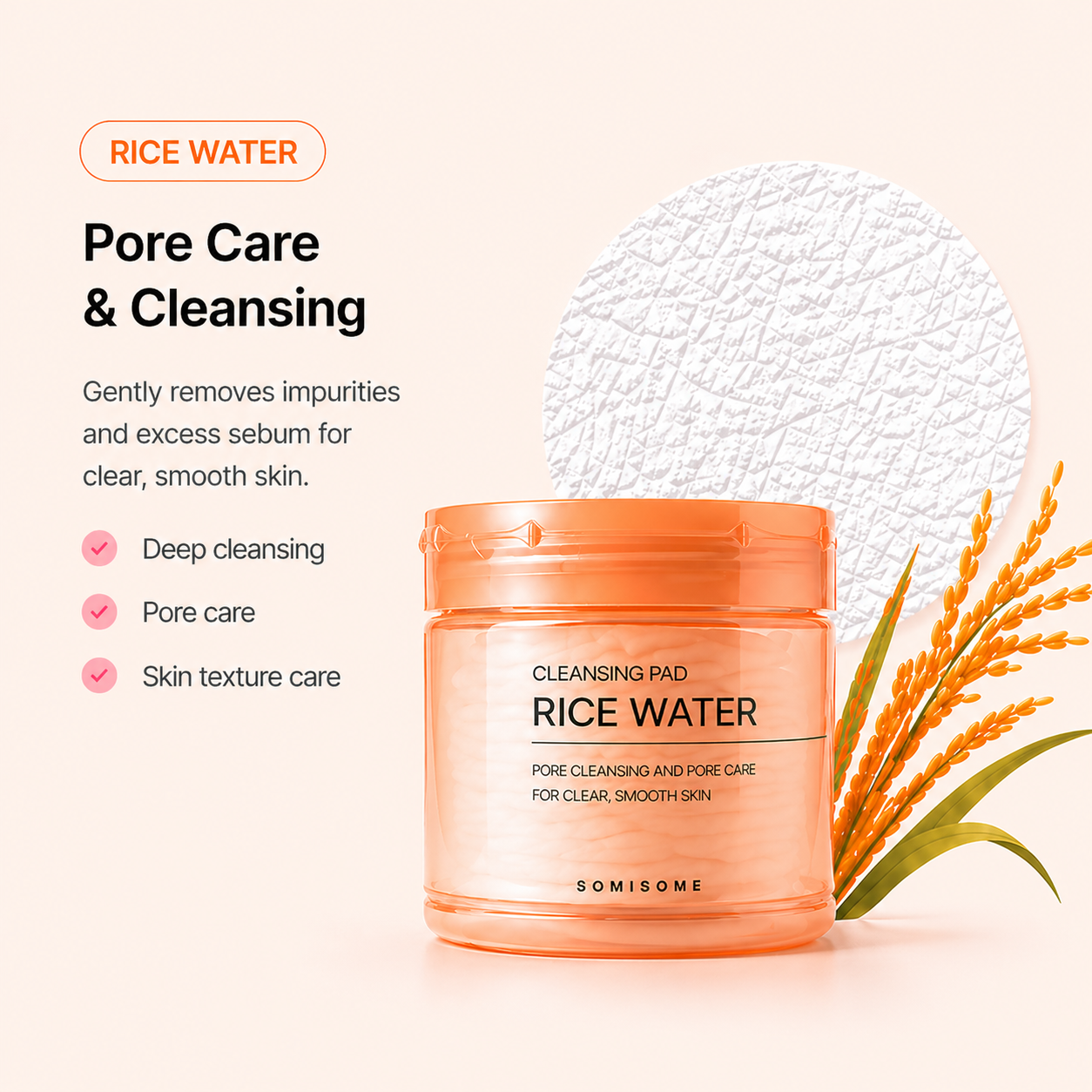 Rice Water Toner Pad