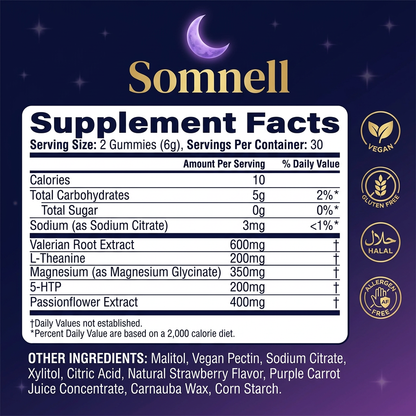 Somnell Natural Sleep Gummies